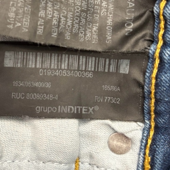 ZARA, Women’s Straight Leg Jeans Blue, Size US 4 - Picture 7 of 9